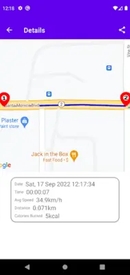 Tracking Run android App screenshot 0